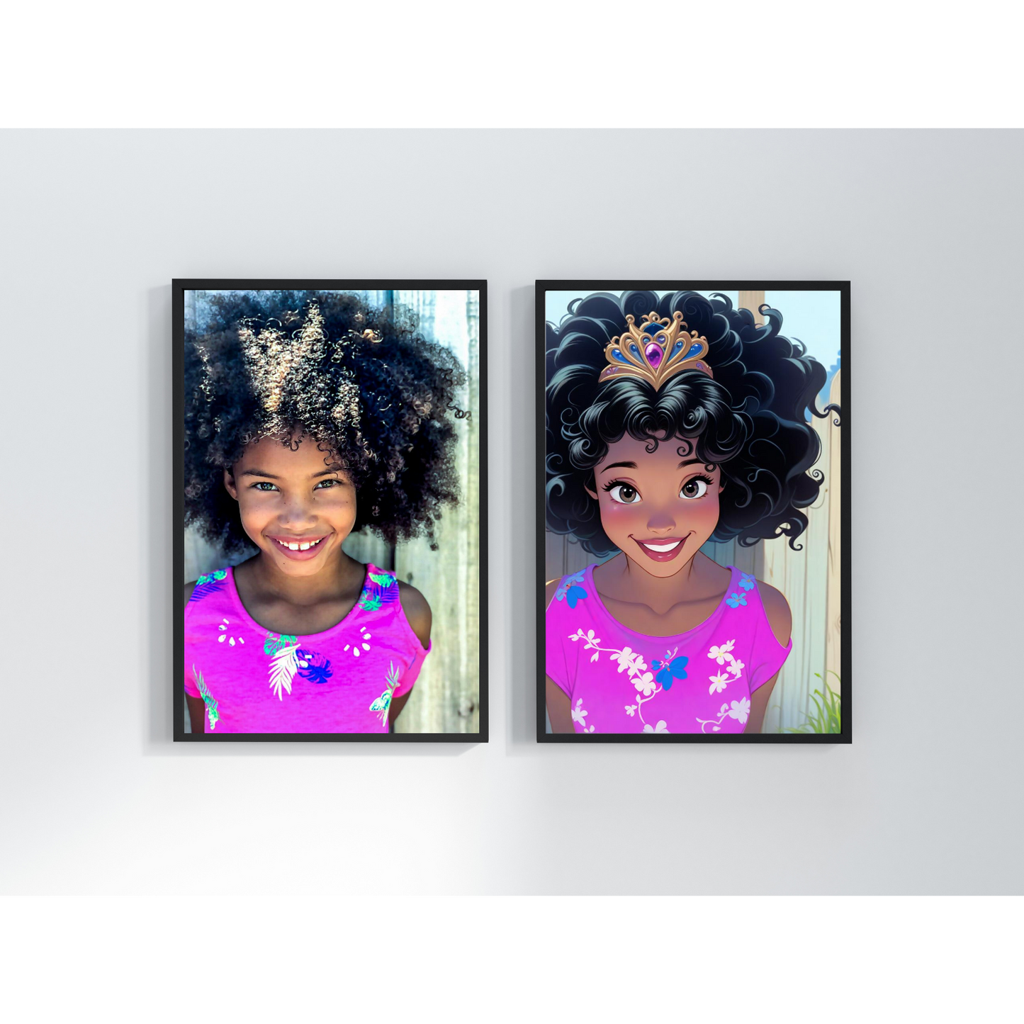 Kids Portrait - Disney Princess / Prince Style