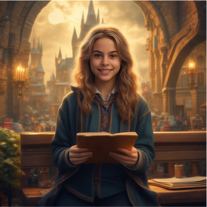 Kids Portrait - Wizard School HP