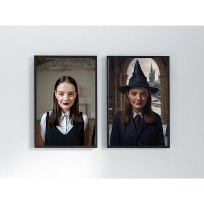 Kids Portrait - Wizard School HP